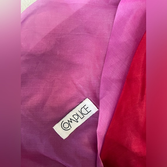 Complice by Dolce & Gabbana 1990s Silk Babydoll Top with High Waisted Shorts - Picture 3 of 14